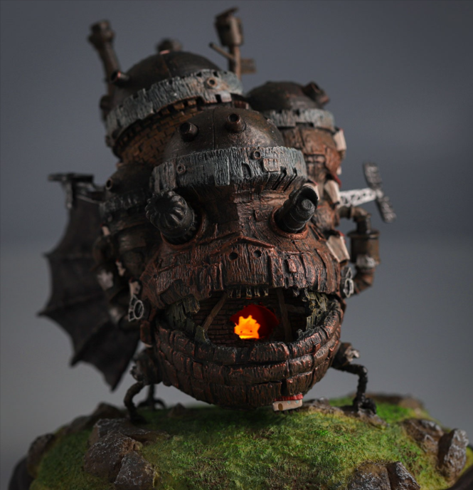 Howl's Moving Castle Light-up Diorama