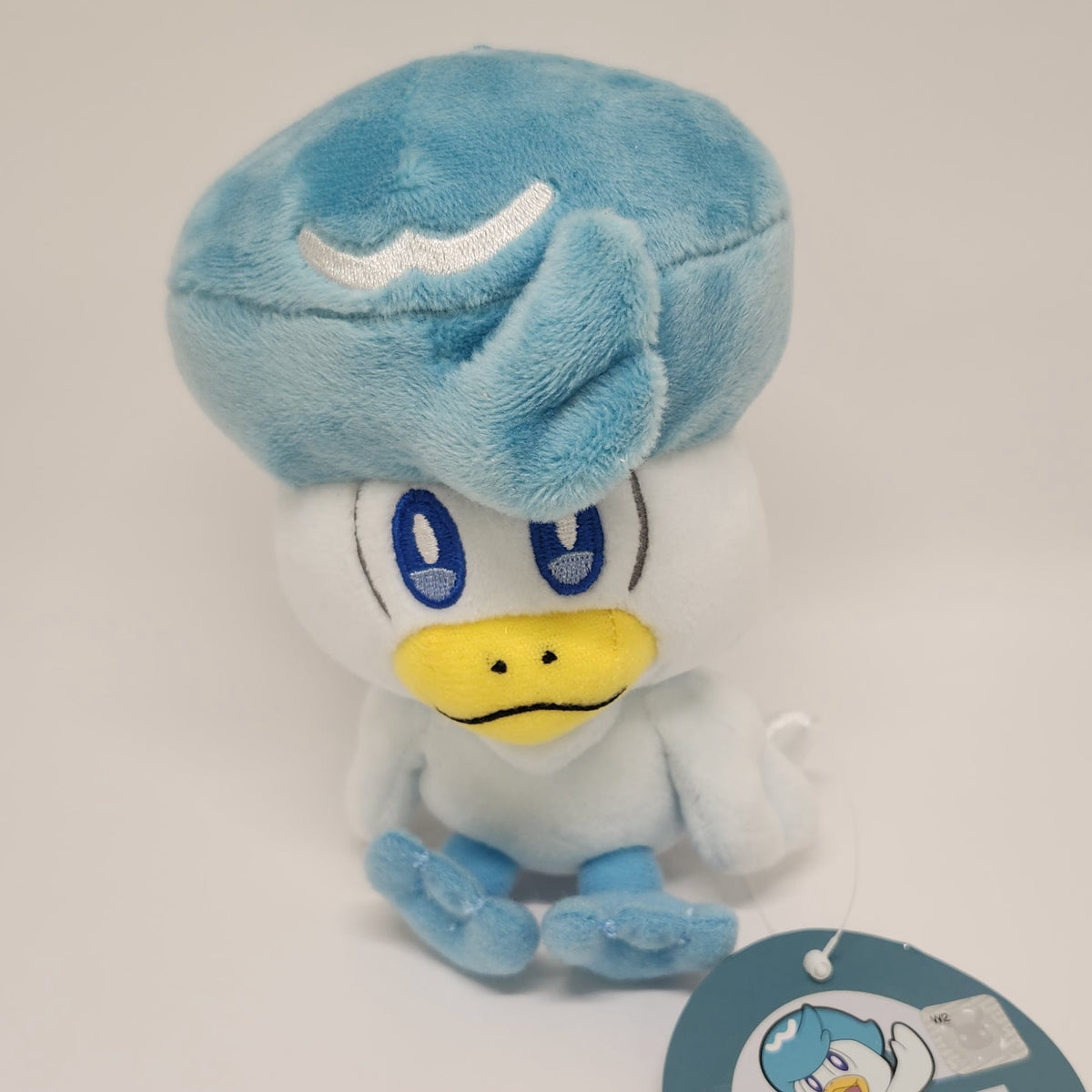 Quaxly Pokémon 5-Inch Mascot Plush with Clip