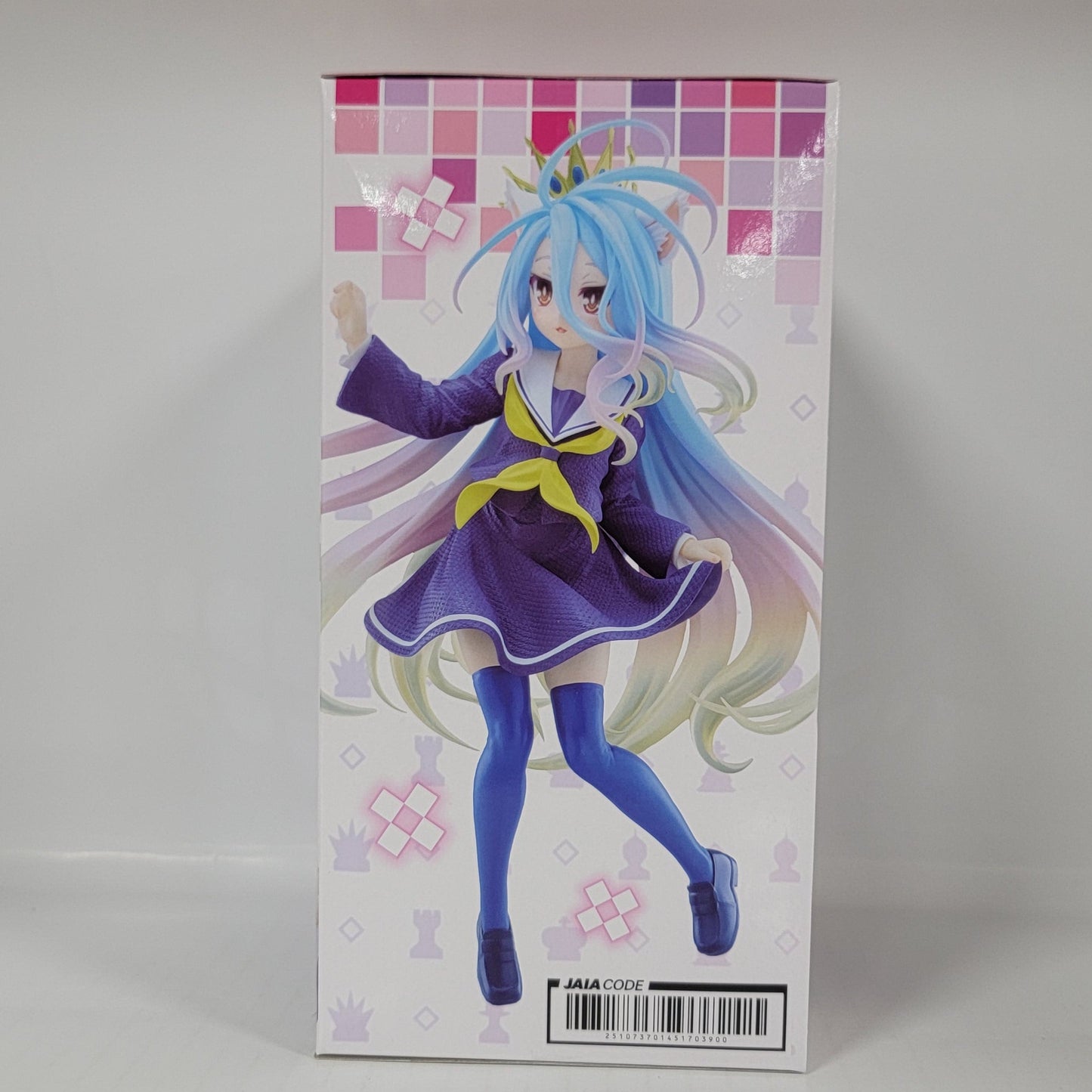 No Game No Life Coreful Shiro Figure – White Cat-Ear Uniform Ver.