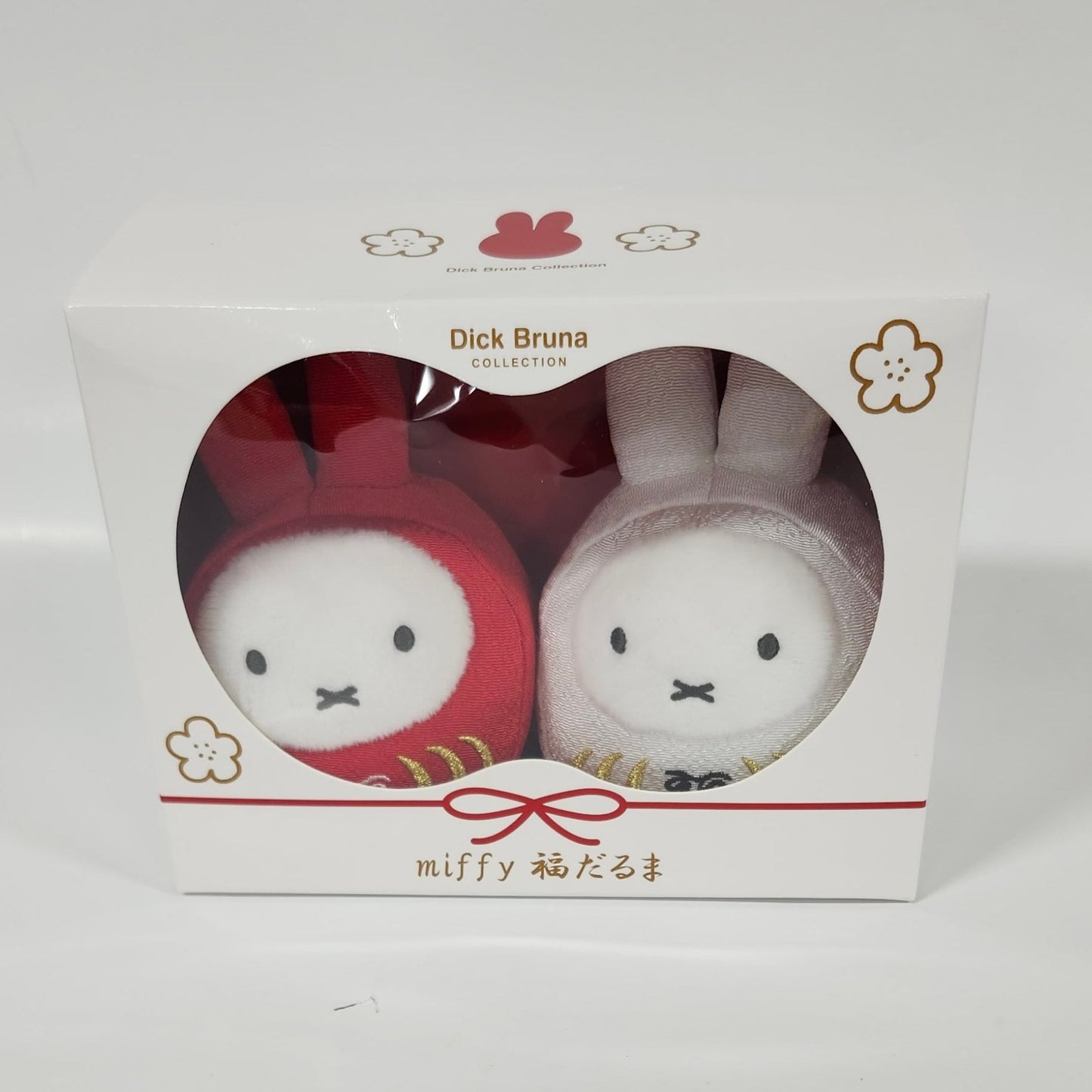 Miffy - Daruma Red and White Set - Plush