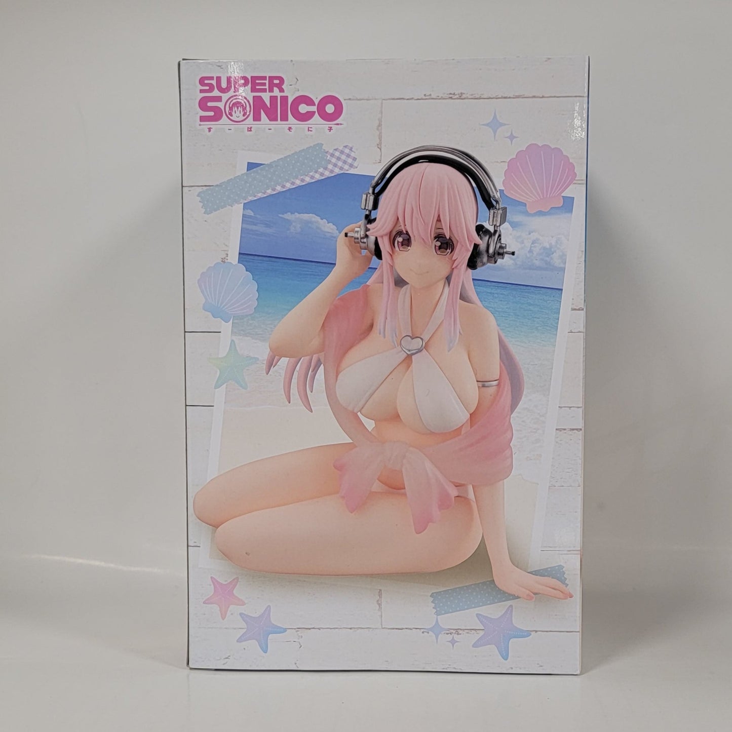 Super Sonico - Noodle Stopper - White Bikini ver. Figure