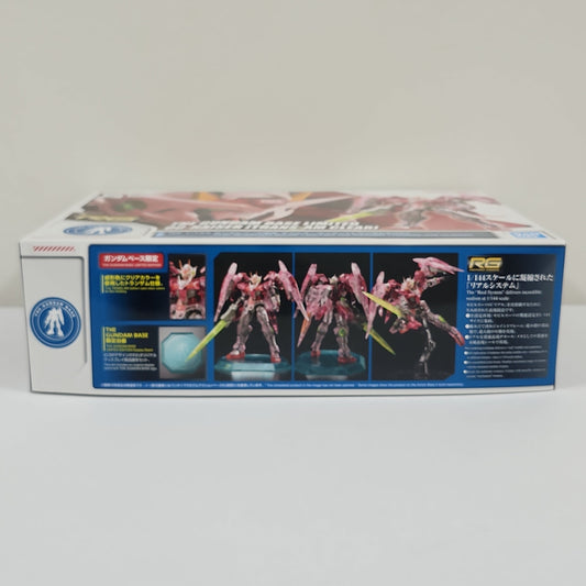 Gundam 00 – 00 Raiser Trans-Am Clear RG 1/144 Gundam Base Limited Model Kit