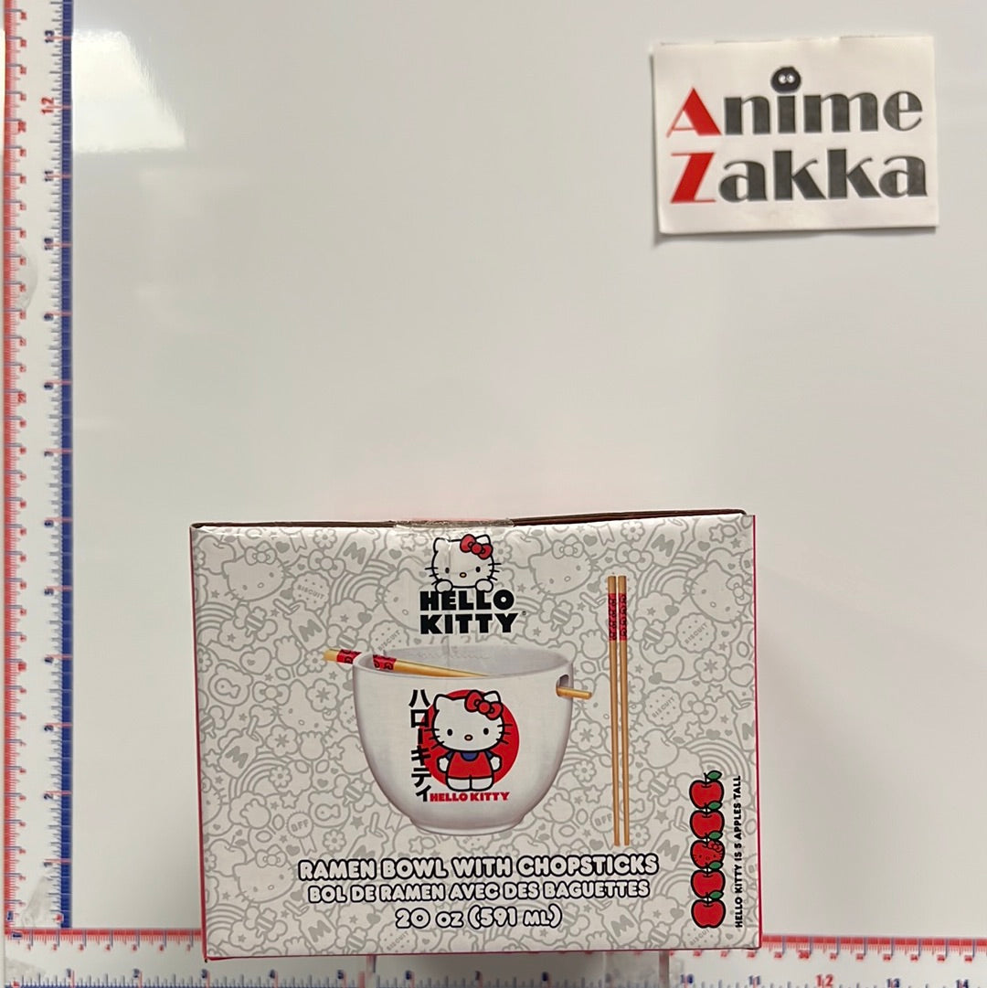 Sanrio Hello Kitty Ramen Bowl with Chopsticks