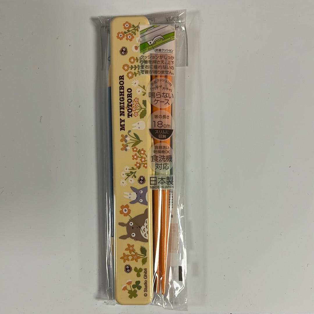 My Neighbor Totoro - Orange Chopsticks With Case