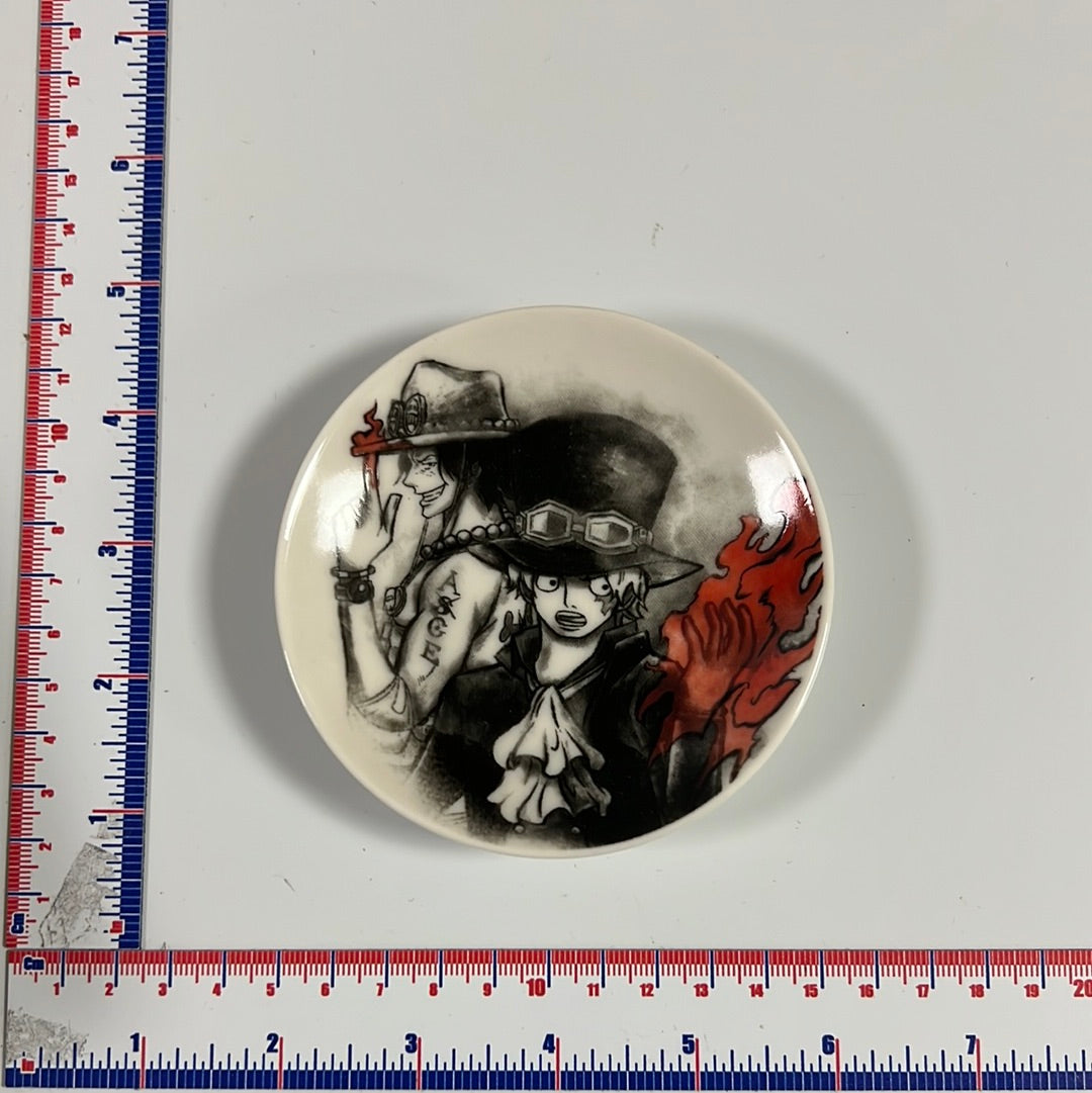 One Piece Sabo & Ace Anime Plate