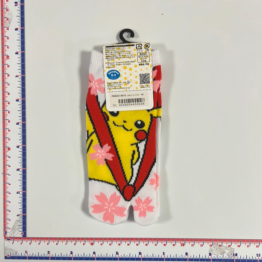 Pokemon Festival Split Toe Socks Red