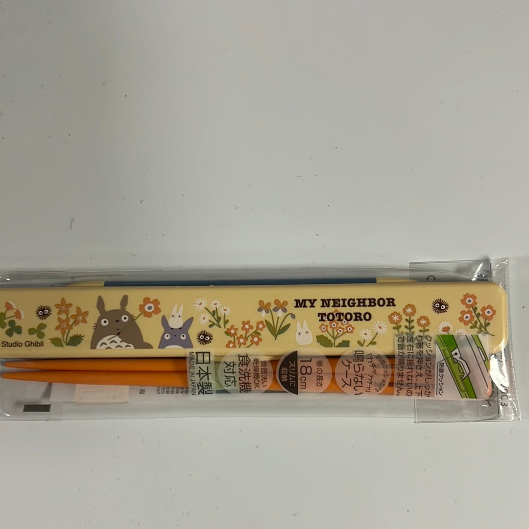 My Neighbor Totoro - Orange Chopsticks With Case