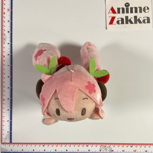 Hatsune Miku Laying Down Sakura Miku Plush