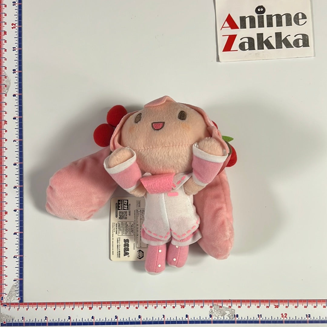 Hatsune Miku Laying Down Sakura Miku Plush