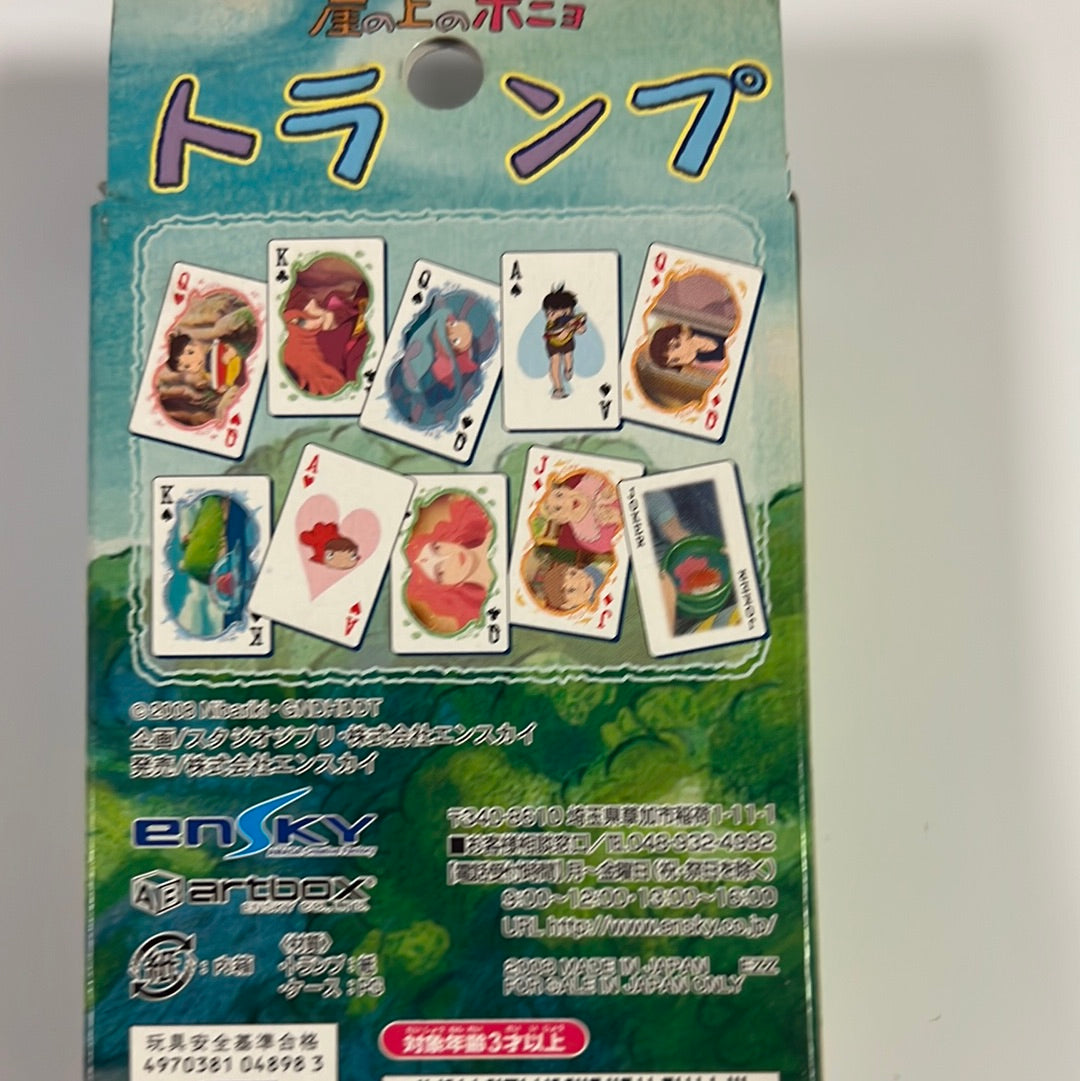Ponyo on the Cliff Playing Cards