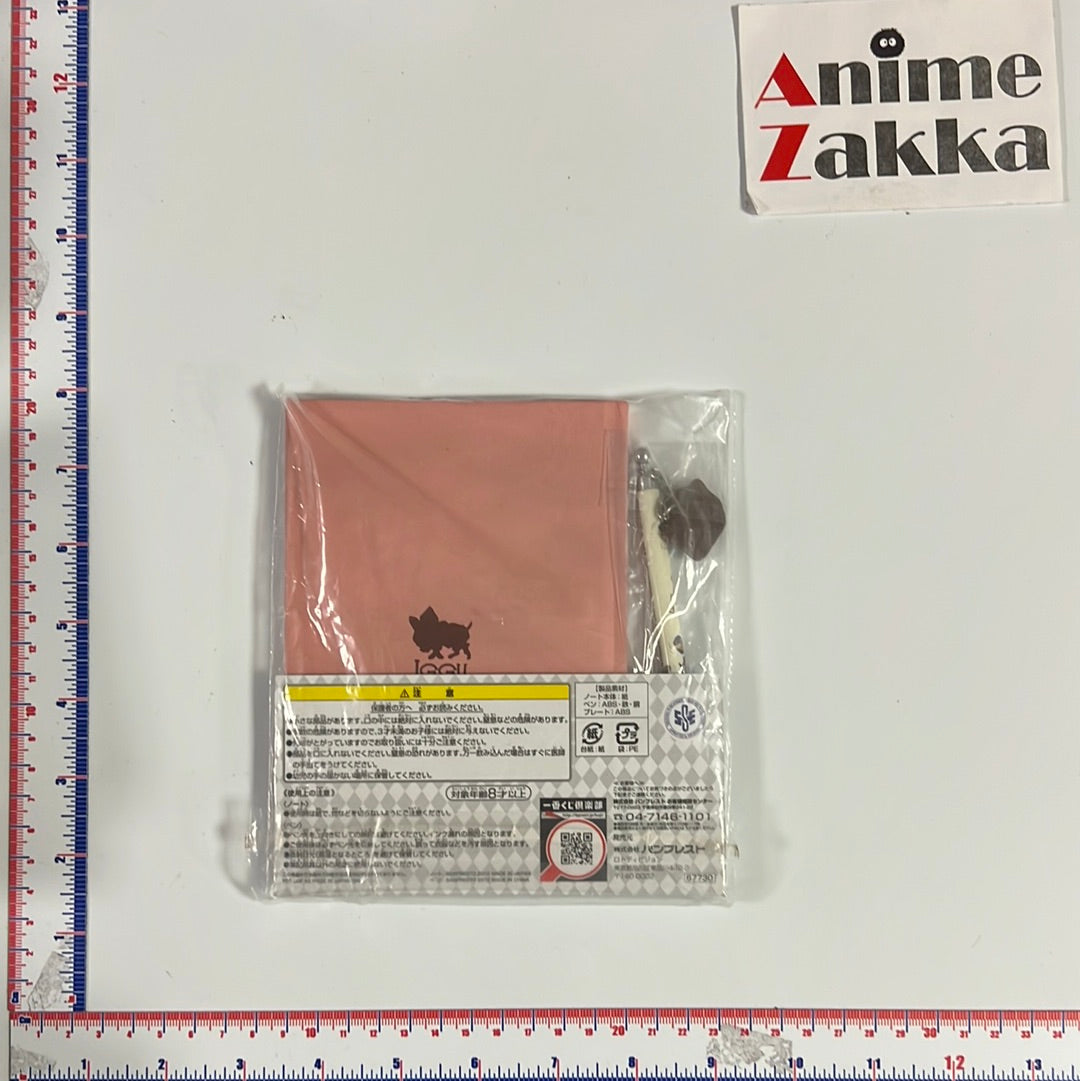 Jojo's Hardcover Notebook Iggy + Pen keychain