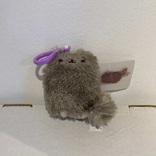 Fluffy Pusheen Plush Keychain