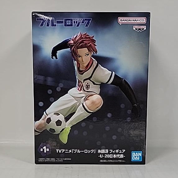 Blue Lock Sae Itoshi figure box front action pose