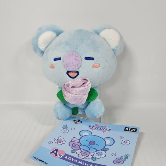 BT21 KOYA Plush with Rose