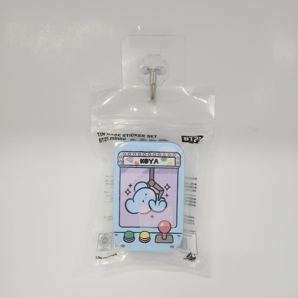 BT21 minini KOYA Tin Care Sticker Set
