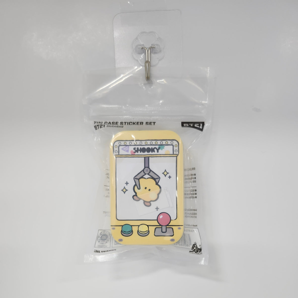 BT21 minini Shooky Tin Case Sticker Set