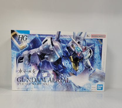 HG 1/144 Gundam Aerial [Permet Score Six] model kit front box