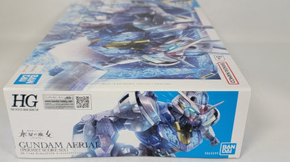 HG 1/144 Gundam Aerial [Permet Score Six] model kit angled box view
