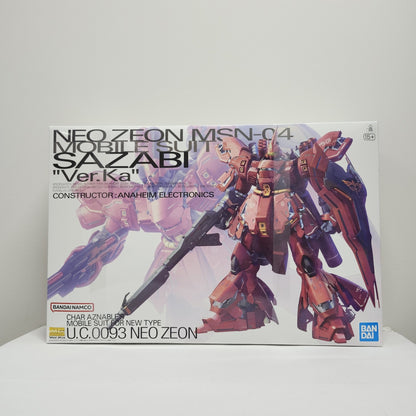 Mobile Suit Gundam Char's Counterattack MG 1/100 Sazabi Ver.Ka Model Kit