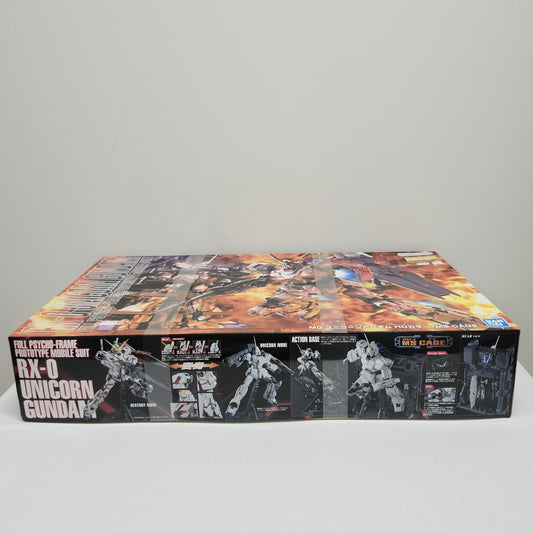 Mobile Suit Gundam Unicorn MG 1/100 Unicorn Gundam HD Color + MS Cage Model Kit