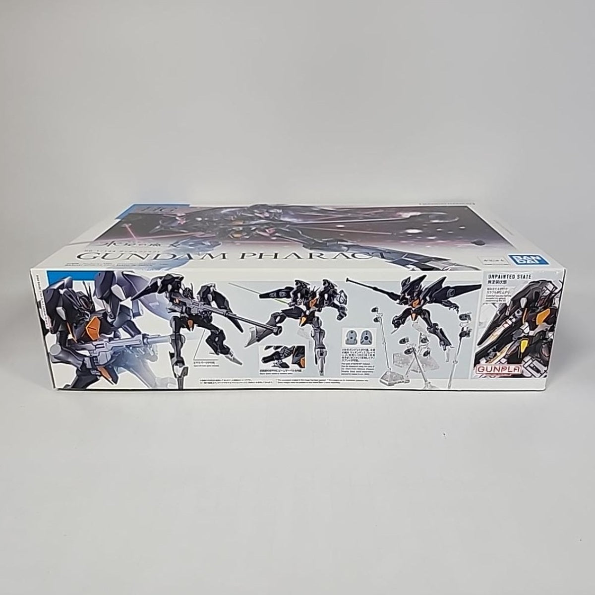 HG 1/144 Gundam Pharact model kit side box centered square