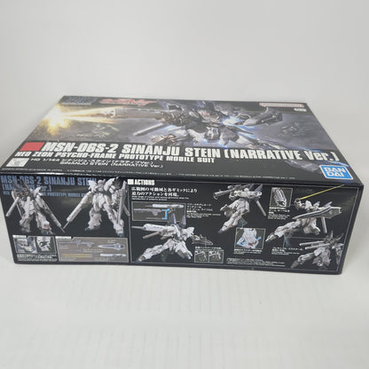 Sinanju Stein Narrative Ver. HG 1/144 Model Kit – Neo Zeon's Prototype Ace