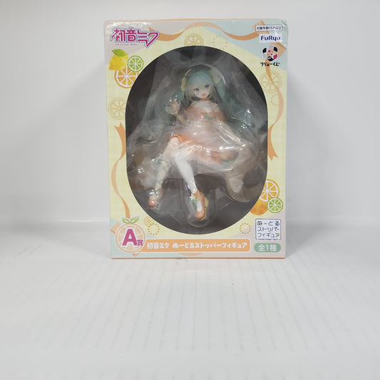 Hatsune Miku Citrus Miku Noodle Stopper Figure – Orange Dress Prize A