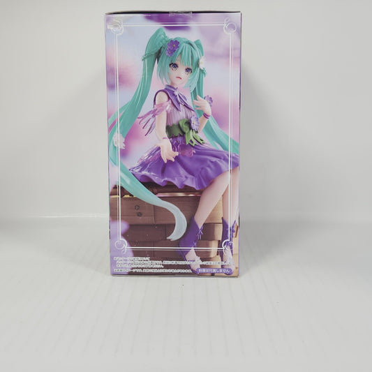 Hatsune Miku Flower Fairy Purple Cosmos Noodle Stopper Figure