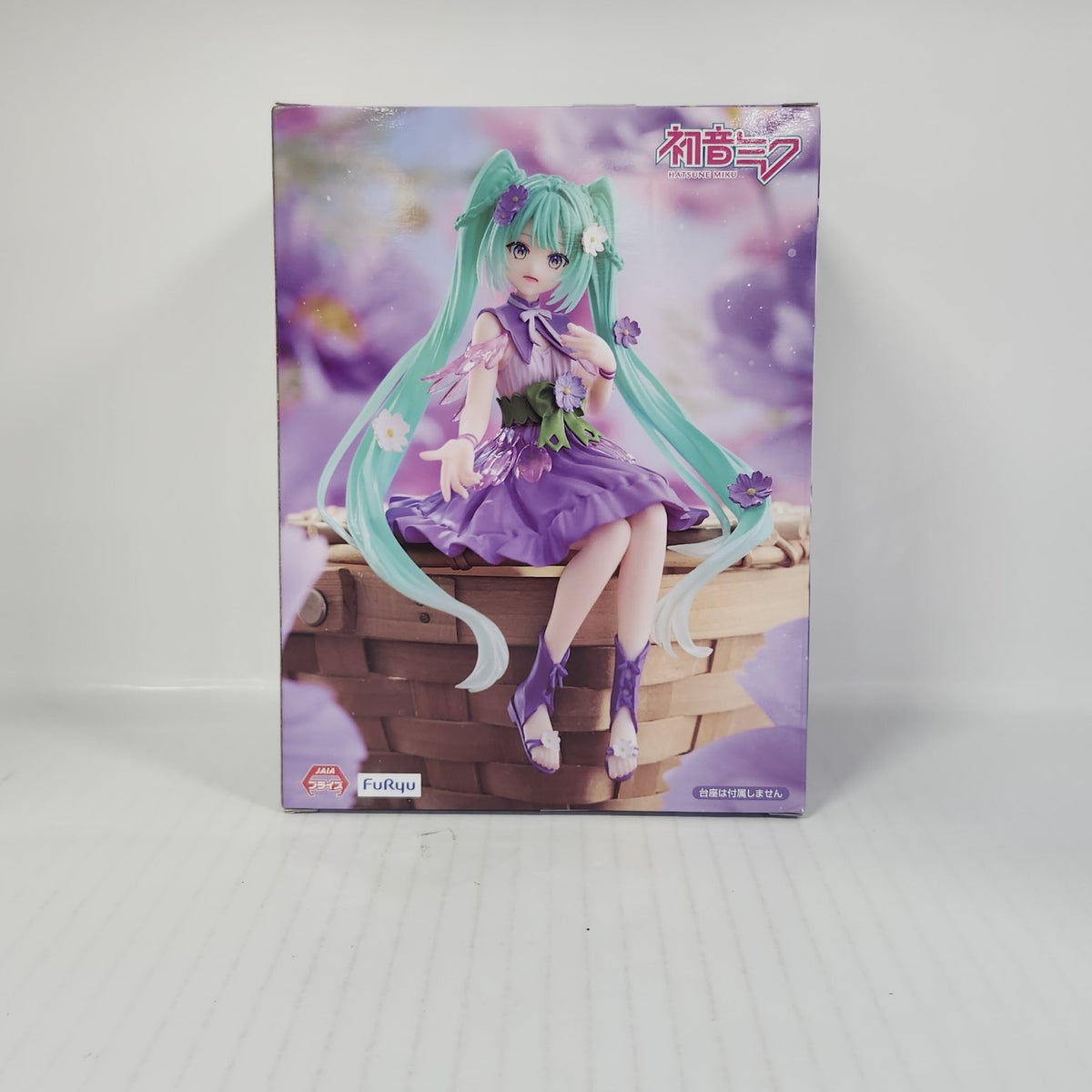 Hatsune Miku Flower Fairy Purple Cosmos Noodle Stopper Figure