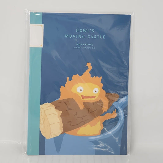 Howl's Moving Castle Calcifer B6 Notebook – Graph Paper