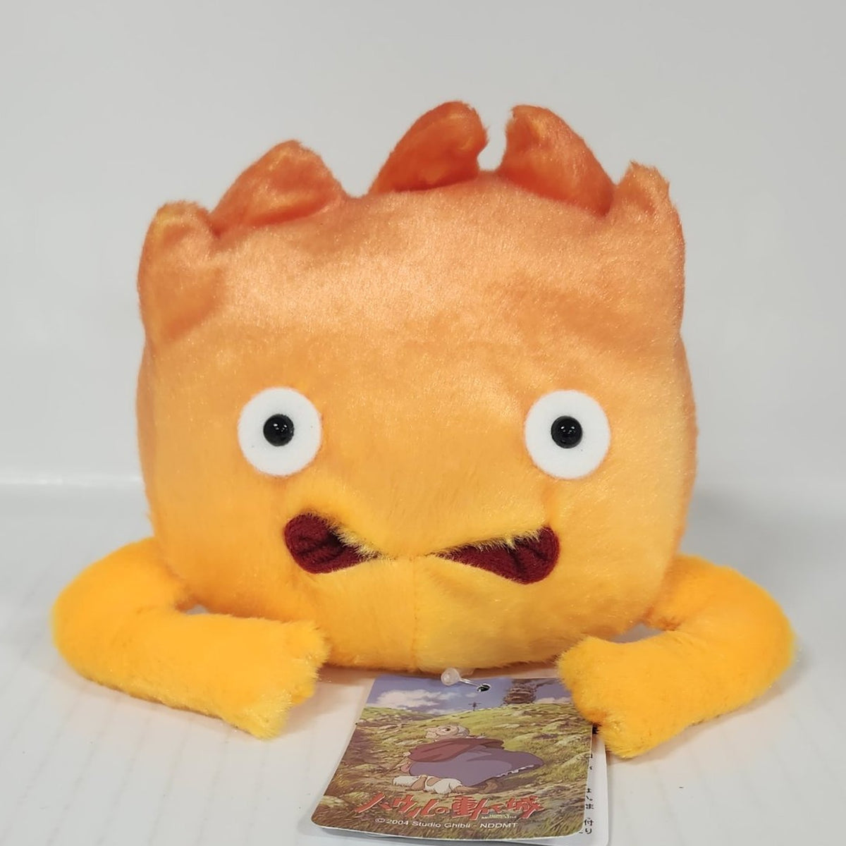 Howl's Moving Castle Calcifer Soft Beanbag Plush – Hearth Fire with Arms (M)