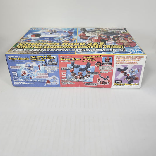 One Piece Chopper Robo 3 & 5 Chopper Submarine and Chopper Crane Model Kit Set