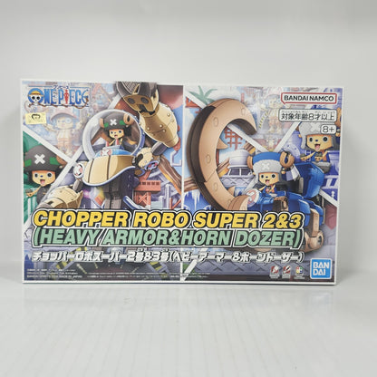 One Piece Chopper Robo Super 2 & 3 Model Kit Set – Heavy Armor & Horn Dozer
