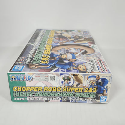 One Piece Chopper Robo Super 2 & 3 Model Kit Set – Heavy Armor & Horn Dozer