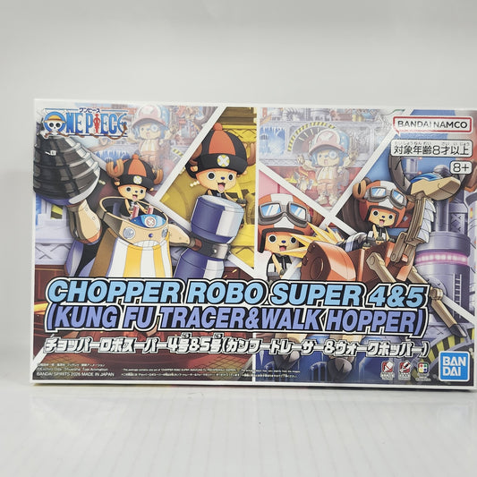 One Piece Chopper Robo Super 4 & 5 Model Kit Set – Kung Fu Tracer & Walk Hopper