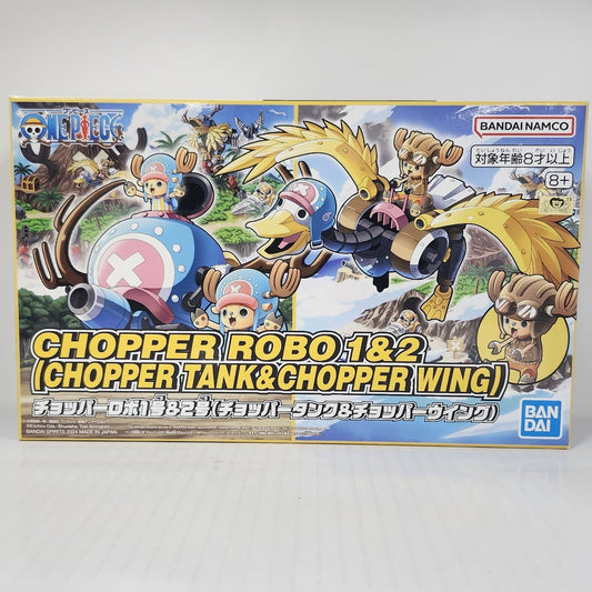 One Piece Chopper Robo 1 & 2 Chopper Tank and Chopper Wing Model Kit Set