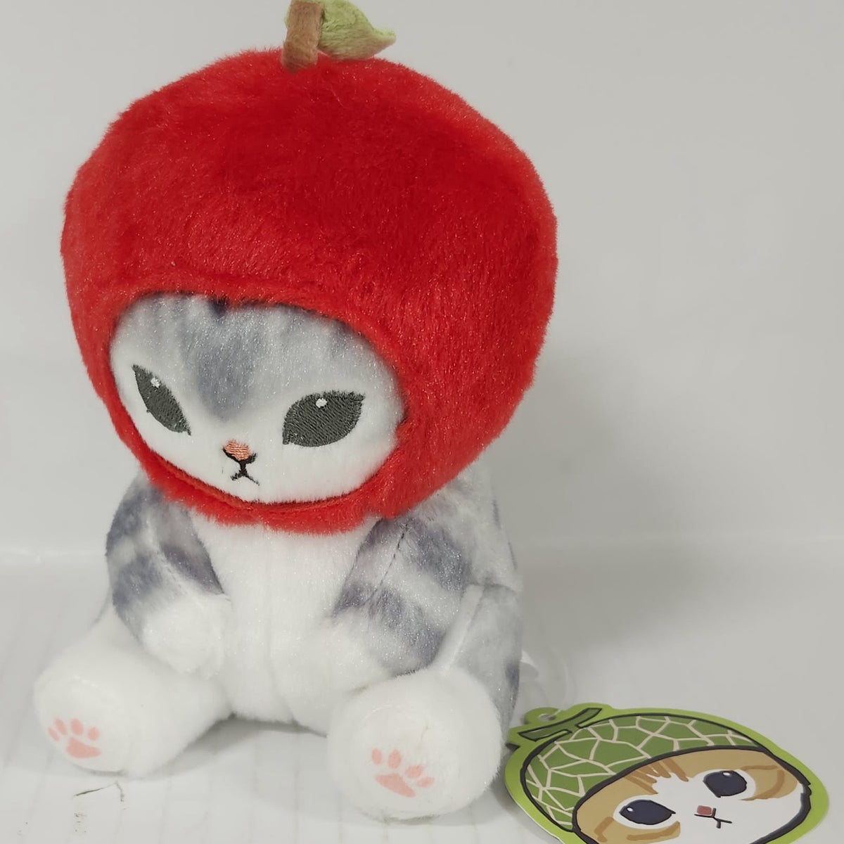 Mofusand Fruit Nyan Apple Cat Plush – 15 cm