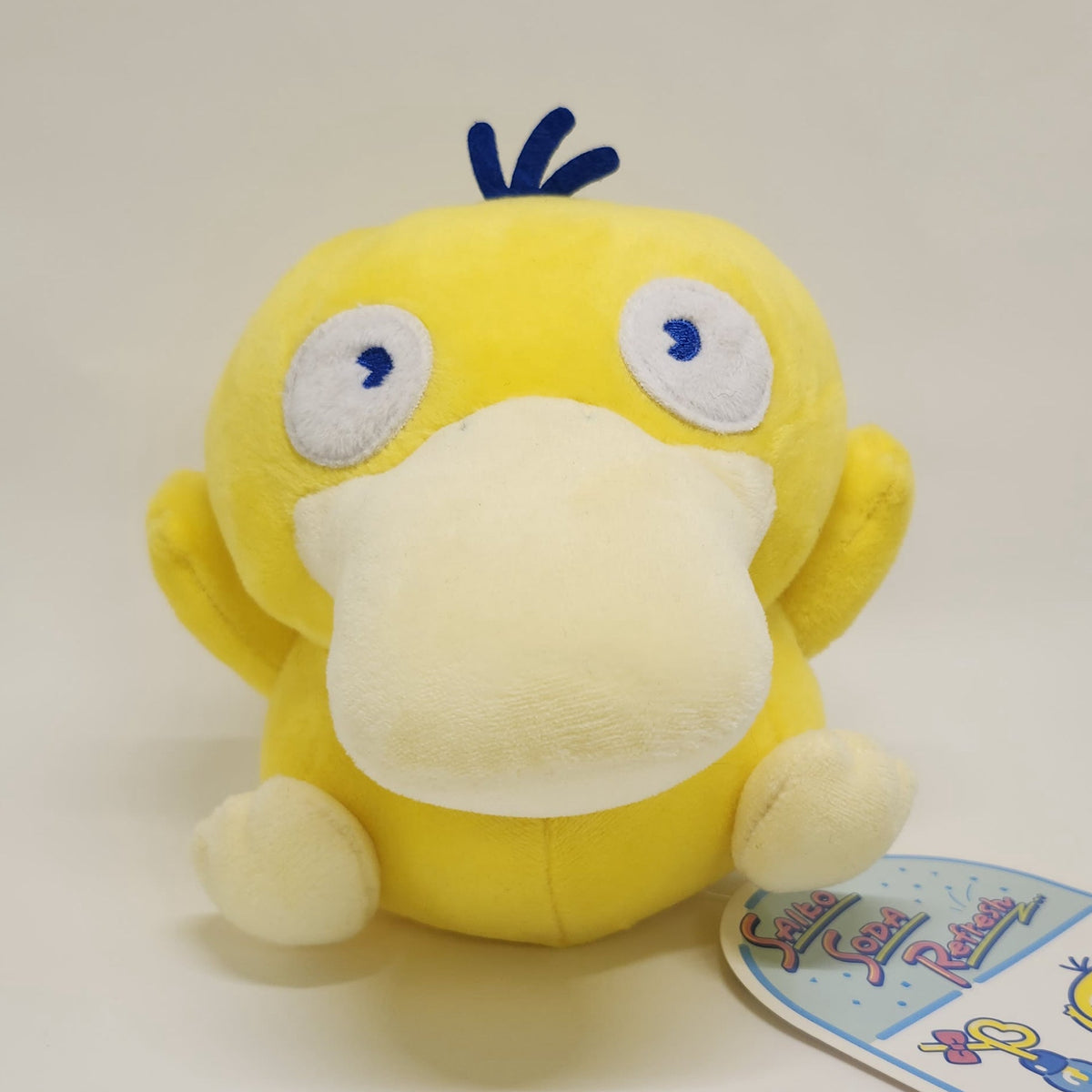 Psyduck Pokémon Saiko Soda Refresh Plush