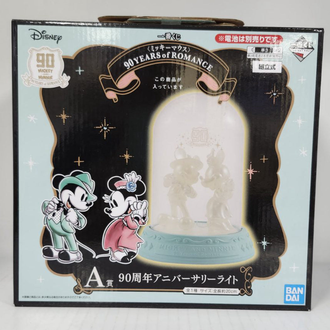 Mickey Mouse & Minnie Mouse Disney 90 Years of Romance Anniversary Light A Prize