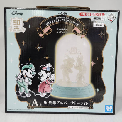 Mickey Mouse & Minnie Mouse Disney 90 Years of Romance Anniversary Light A Prize