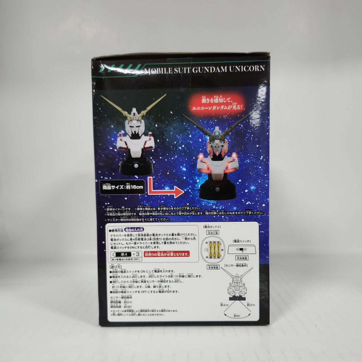 Unicorn Gundam Destroy Mode Mobile Suit Gundam Unicorn Sensor Panel Light