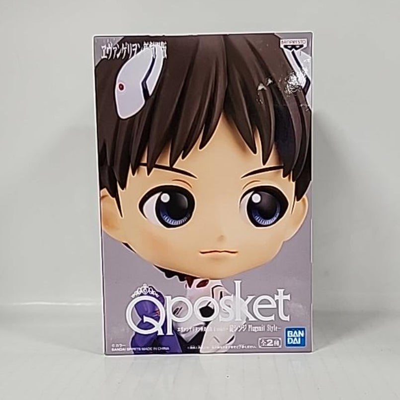 Evangelion – Shinji Ikari Plugsuit Style Q Posket Figure