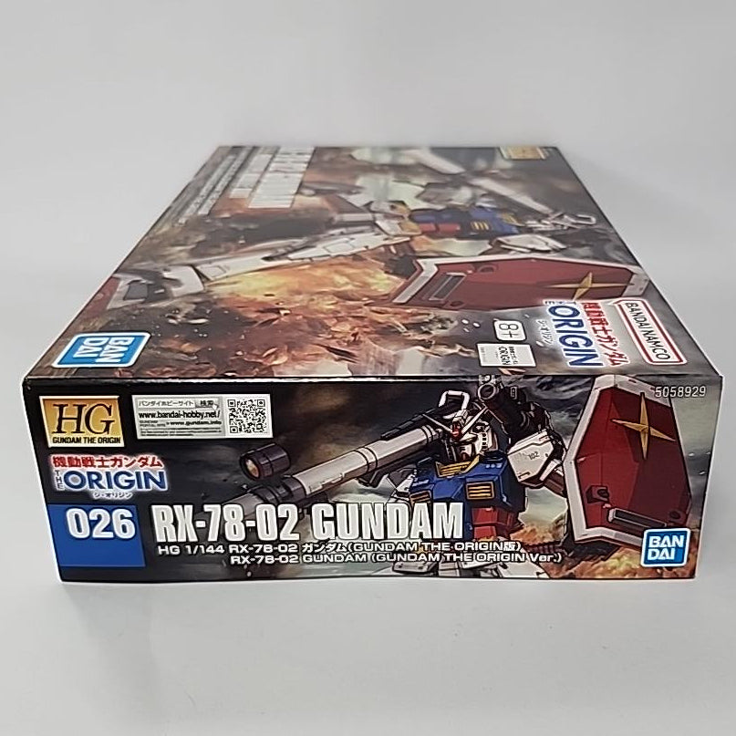 Mobile Suit Gundam: The Origin – RX-78-02 Gundam HG 1/144 Model Kit (Gundam The Origin Ver.)