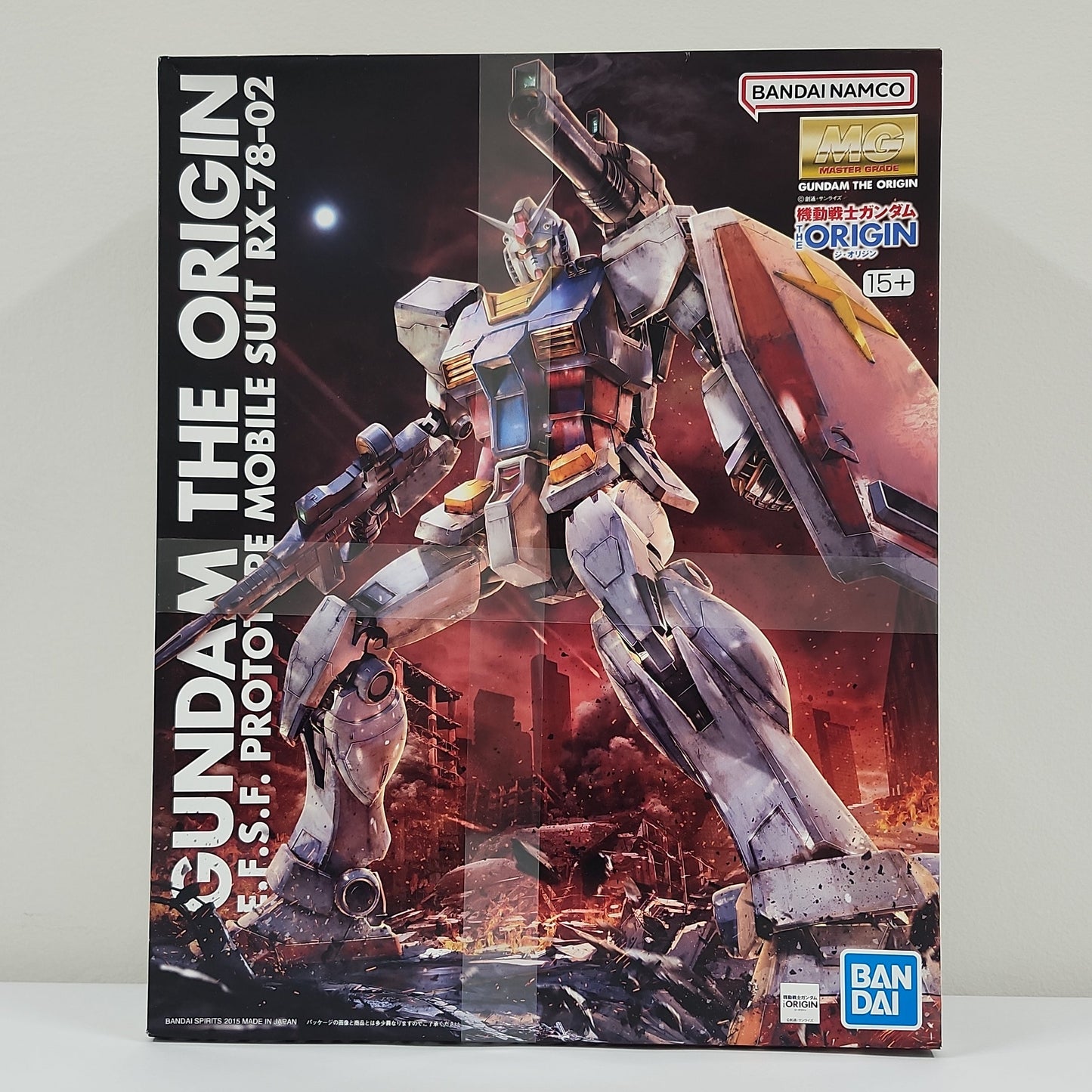 Gundam The Origin – RX-78-02 Gundam MG 1/100 Master Grade Model Kit