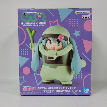 Hatsune Miku × Gundam Zaku Ver. Figure – 45th Anniversary Special Project