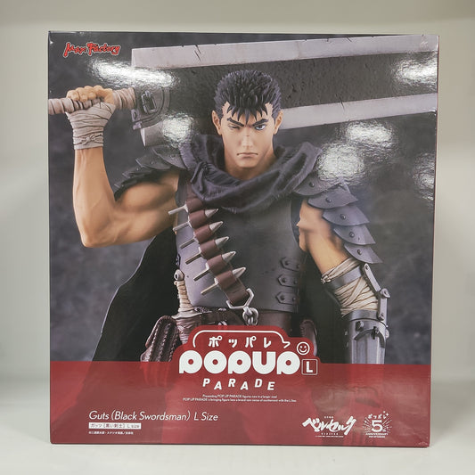 Berserk Guts Black Swordsman POP UP PARADE L Size Figure – Max Factory
