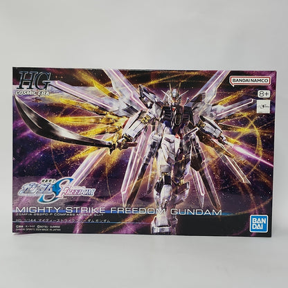 HG 1/144 Mighty Strike Freedom Gundam – Gundam SEED Freedom Model Kit (Cosmic Era) by Bandai
