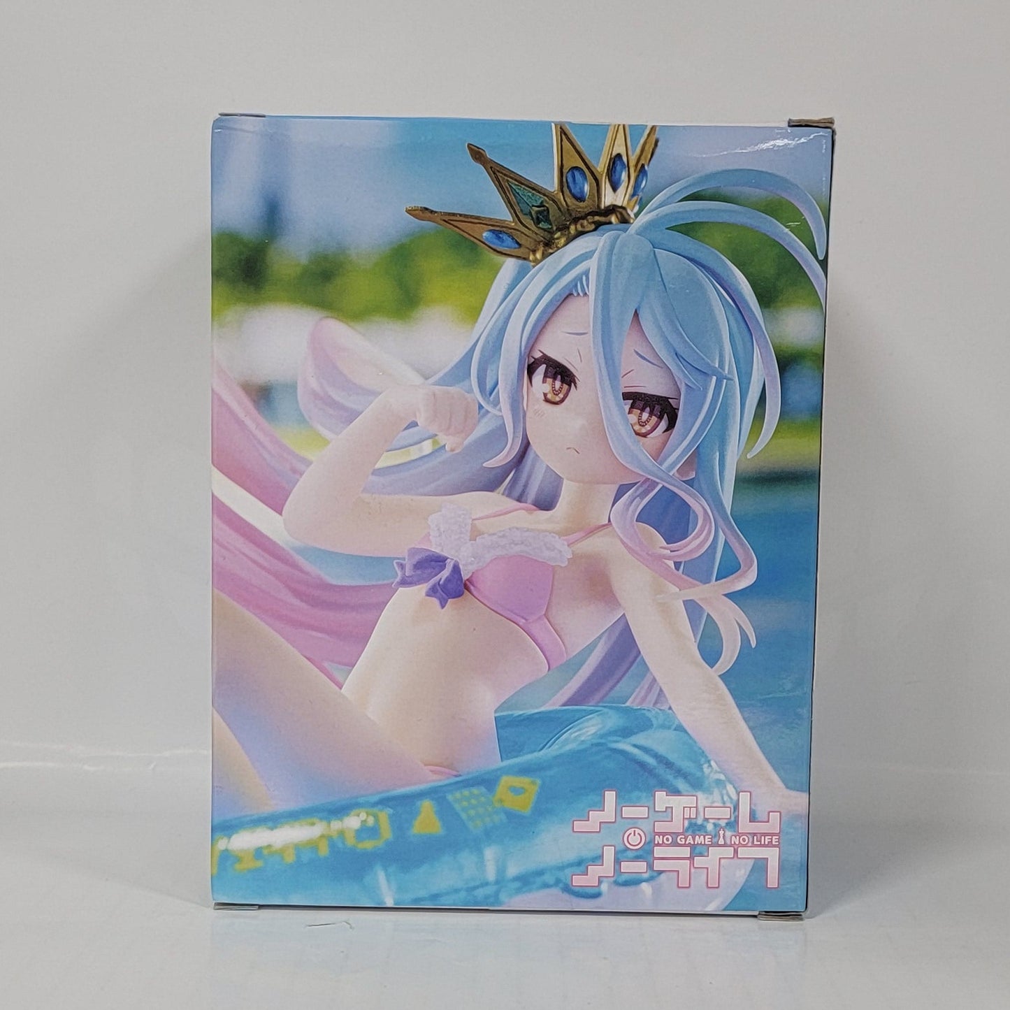 No Game No Life Aqua Float Girls Shiro Figure – White Renewal Ver.