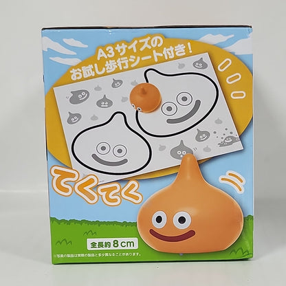 Limited - Dragon Quest Slime Teku Teku Interactive Figure & Base - Orange