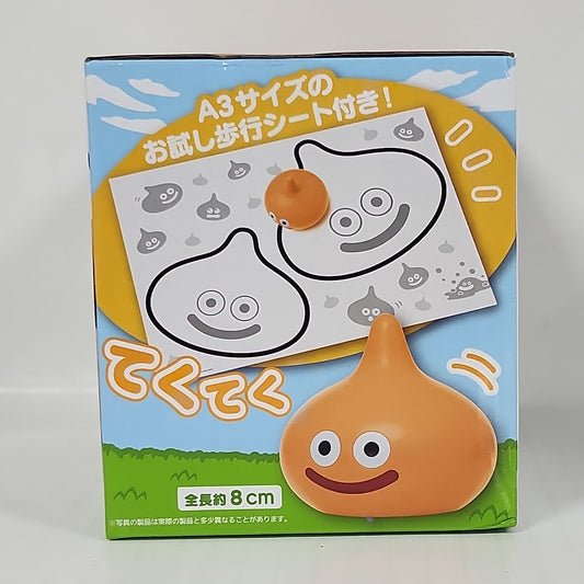 Limited - Dragon Quest Slime Teku Teku Interactive Figure & Base - Orange